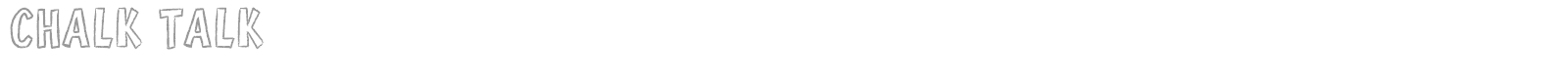 Chalk Talk font preview